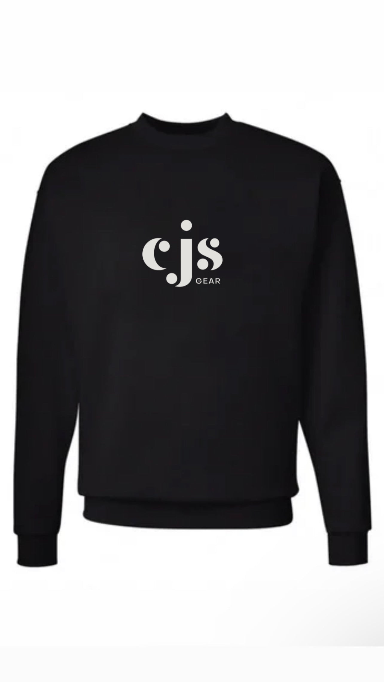 CJS Logo Black Sweatshirt